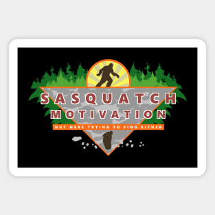 Sasquatch Motivation Magnet